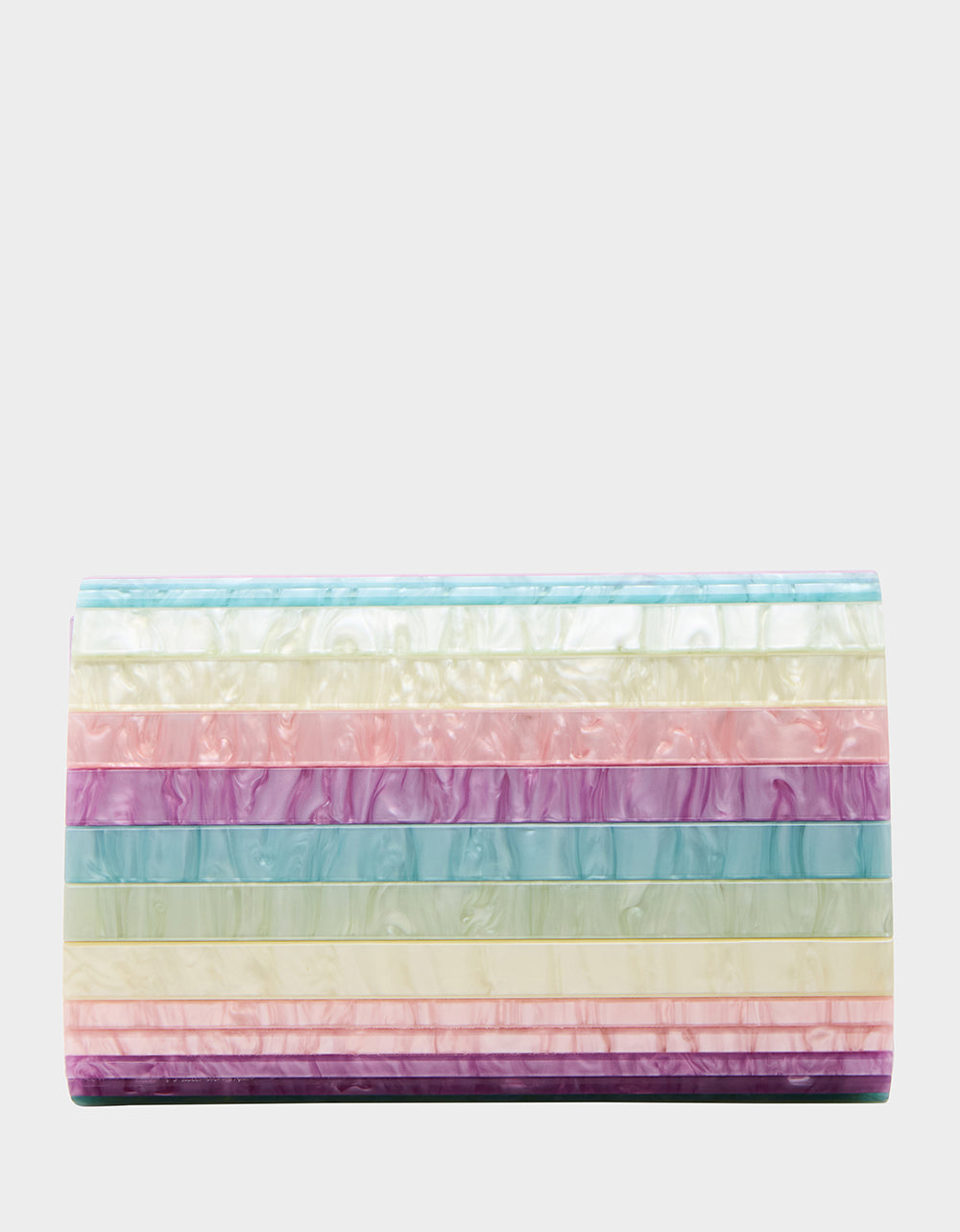 Betsey Johnson STRIP STRIP HOORAY CLUTCH PASTEL