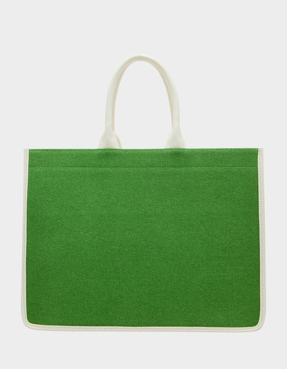 Betsey Johnson QUEEN OF THE GREEN CANVAS TOTE GREEN Women's Tote Handbag