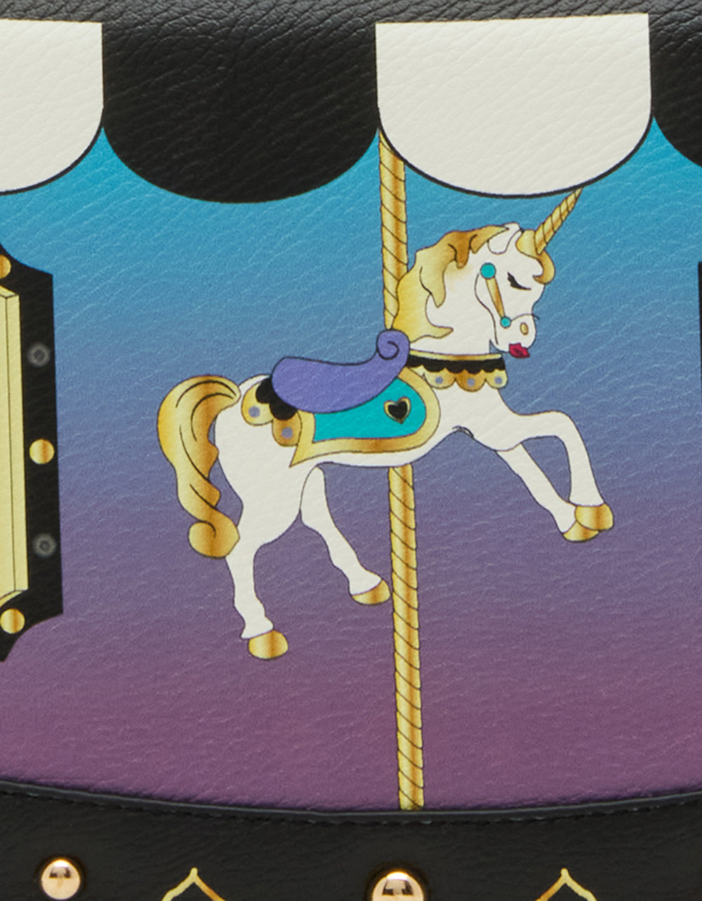 Betsey Johnson SPIN ME WALLET ON CHAIN MULTI Women's Carousel-Themed Horse Wallet