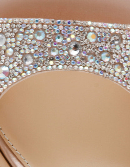 Betsey Johnson RHINESTONE HOLIDAY BUNDLE Women's Rhinestone Block Heel and Wallet on Chain Phone Holder Crossbody