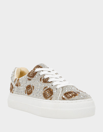 Betsey Johnson THE SPORTS FAN HOLIDAY BUNDLE Women's Game Day Sequin Jersey Dress and Sidny Football Rhinestone Sneaker