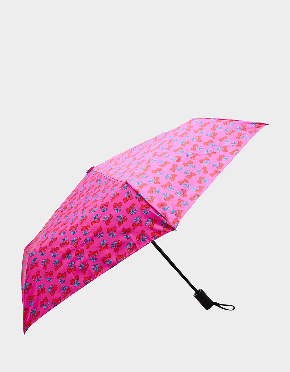 Betsey Johnson BETSEY'S CHERRY HEART PRINT UMBRELLA PINK MULTI