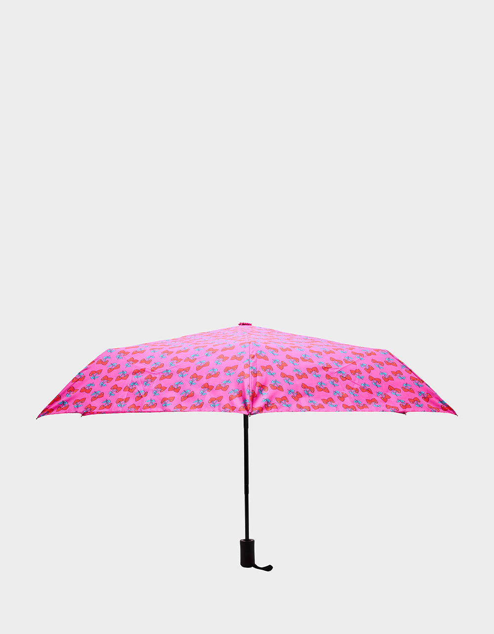 Betsey Johnson BETSEY'S CHERRY HEART PRINT UMBRELLA PINK MULTI