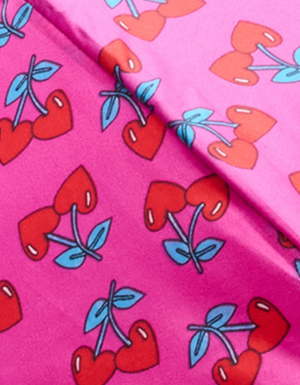 Betsey Johnson BETSEY'S CHERRY HEART PRINT UMBRELLA PINK MULTI