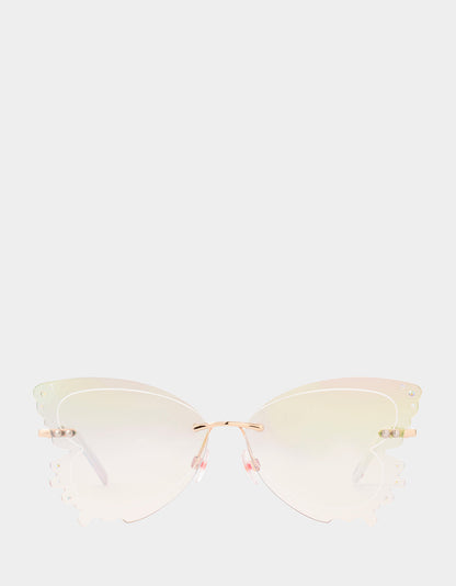 Betsey Johnson TAKE FLIGHT SUNGLASSES IRIDESCENT