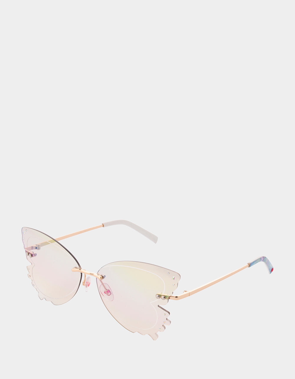Betsey Johnson TAKE FLIGHT SUNGLASSES IRIDESCENT