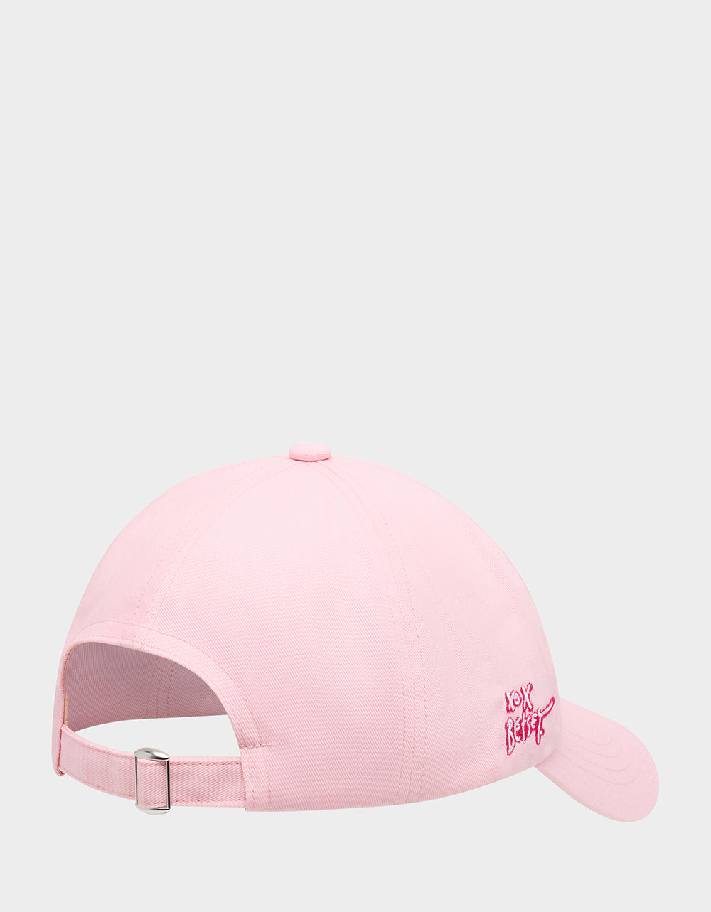 Betsey Johnson SARDINE EMBROIDERED BASEBALL CAP Women's Pink Sardine Baseball Hat