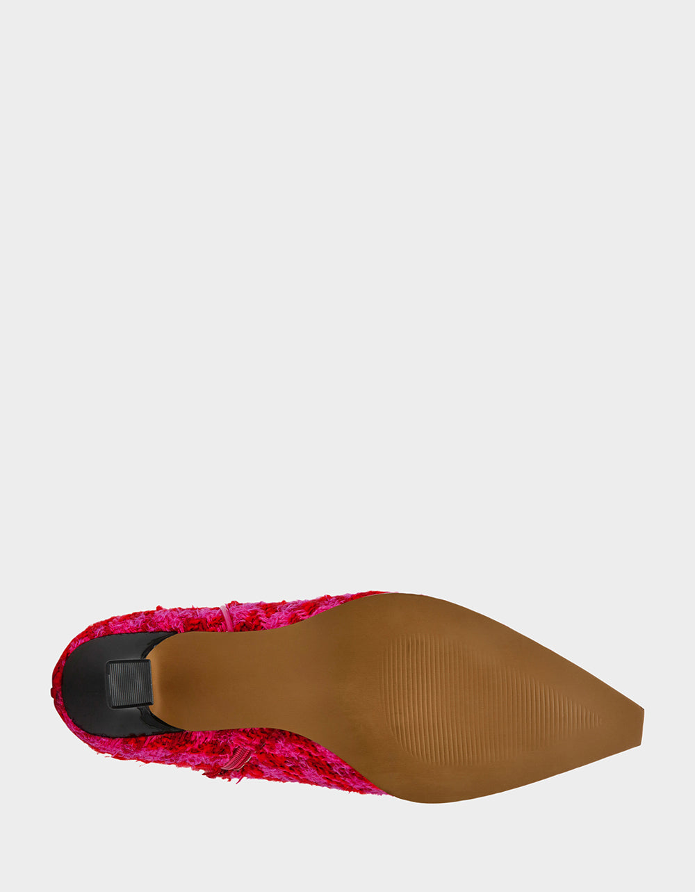 Betsey Johnson LOUISA FUCHSIA MULTI Women's Pointed Toe Kitten Heel Ankle Bootie