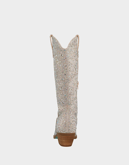 Betsey Johnson DALAS RHINESTONES Cowboy Boot