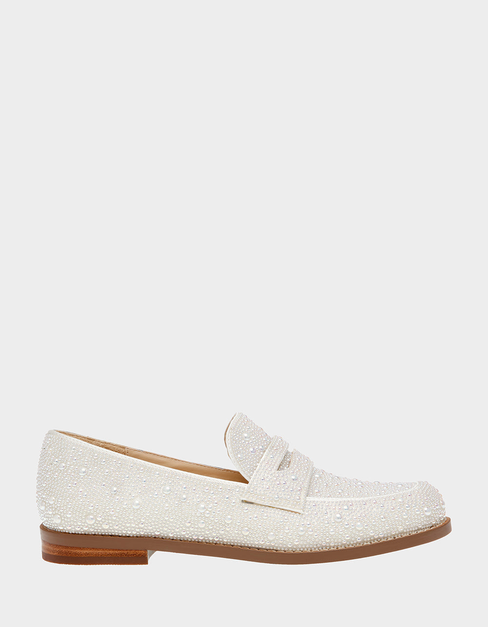 Betsey Johnson ARON IVORY Pearl Loafers