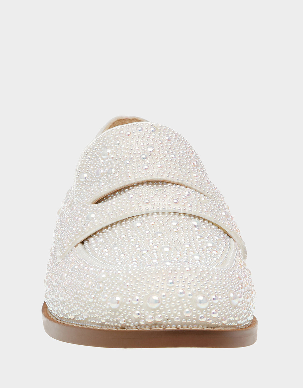 Betsey Johnson ARON IVORY Pearl Loafers