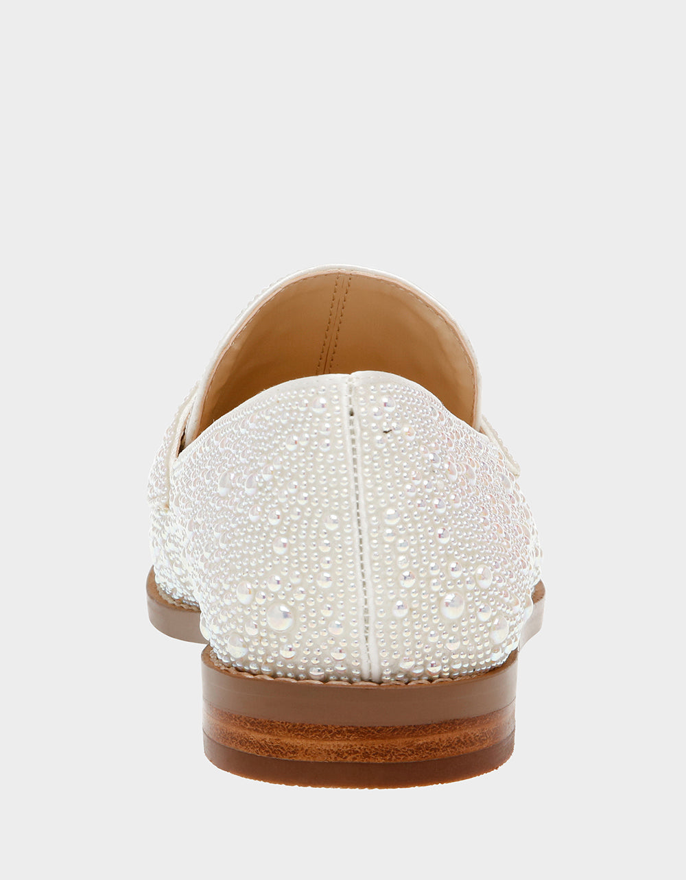 Betsey Johnson ARON IVORY Pearl Loafers
