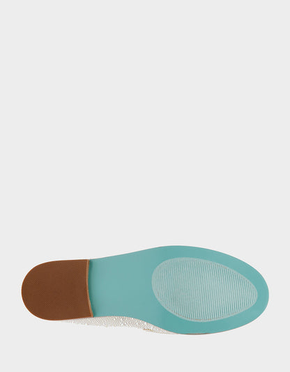 Betsey Johnson ARON IVORY Pearl Loafers