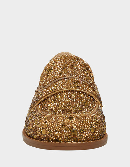 Betsey Johnson ARON GOLD Loafers