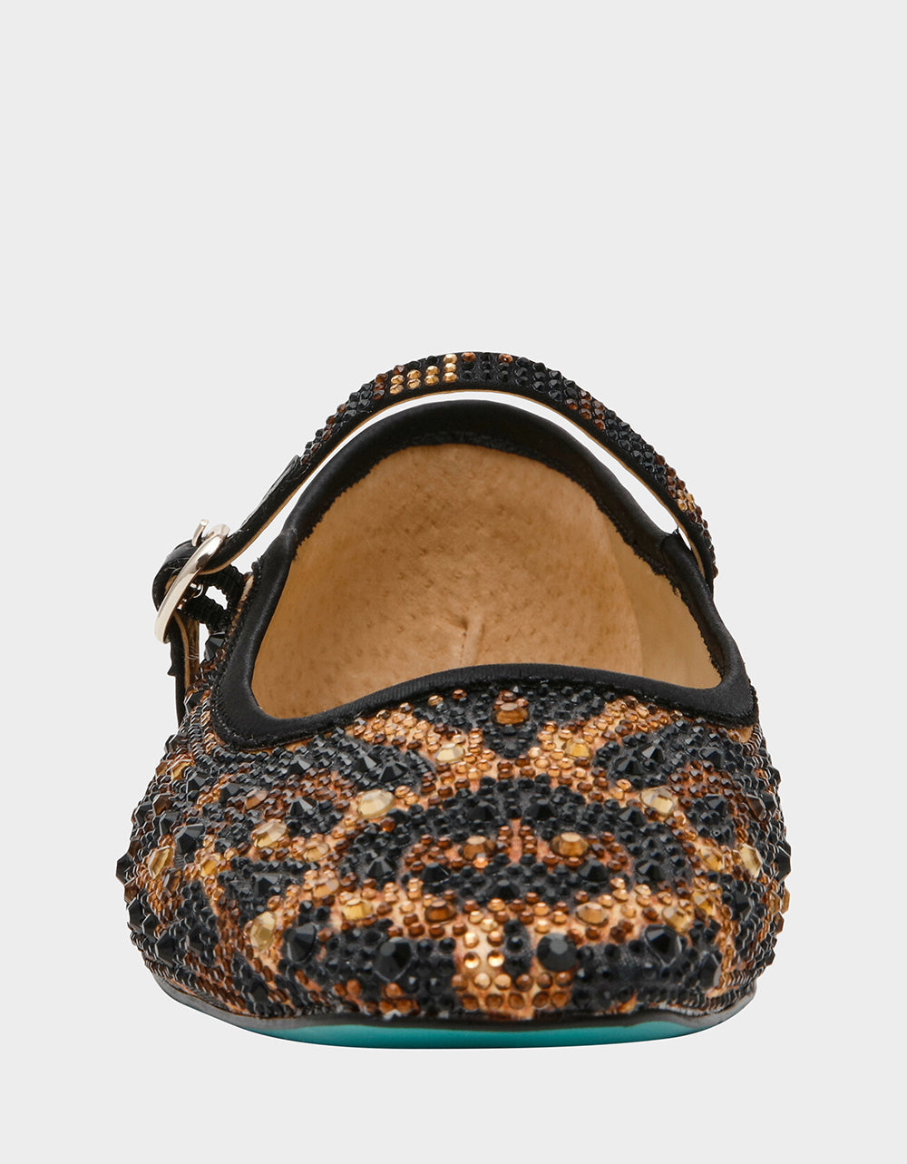 Betsey Johnson LOREL LEOPARD Women's Leopard Mary Jane Ballet Flat