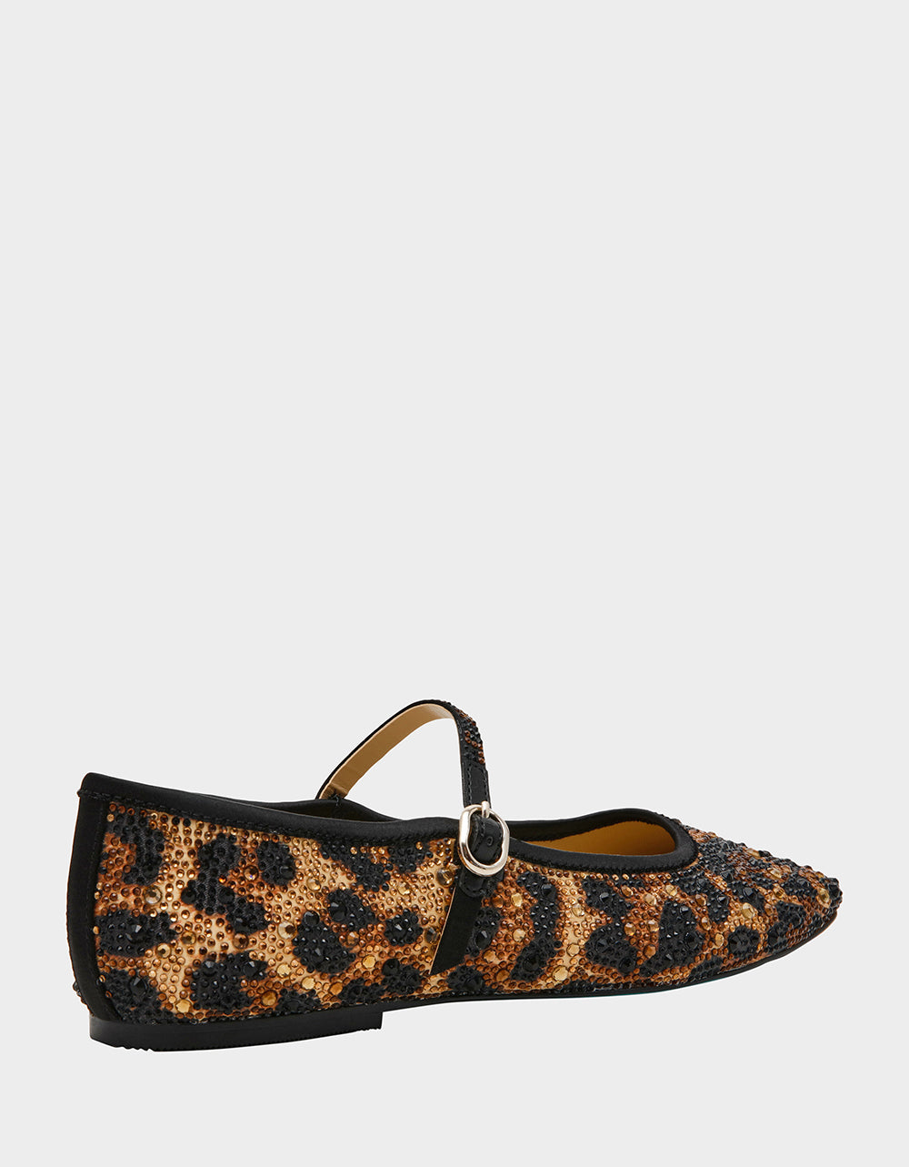 Betsey Johnson LOREL LEOPARD Women's Leopard Mary Jane Ballet Flat