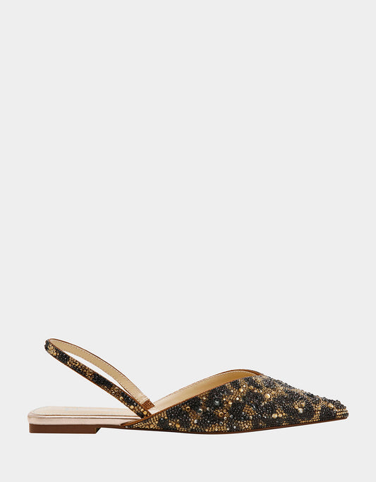 Betsey Johnson VANCE LEOPARD Slingback Flat
