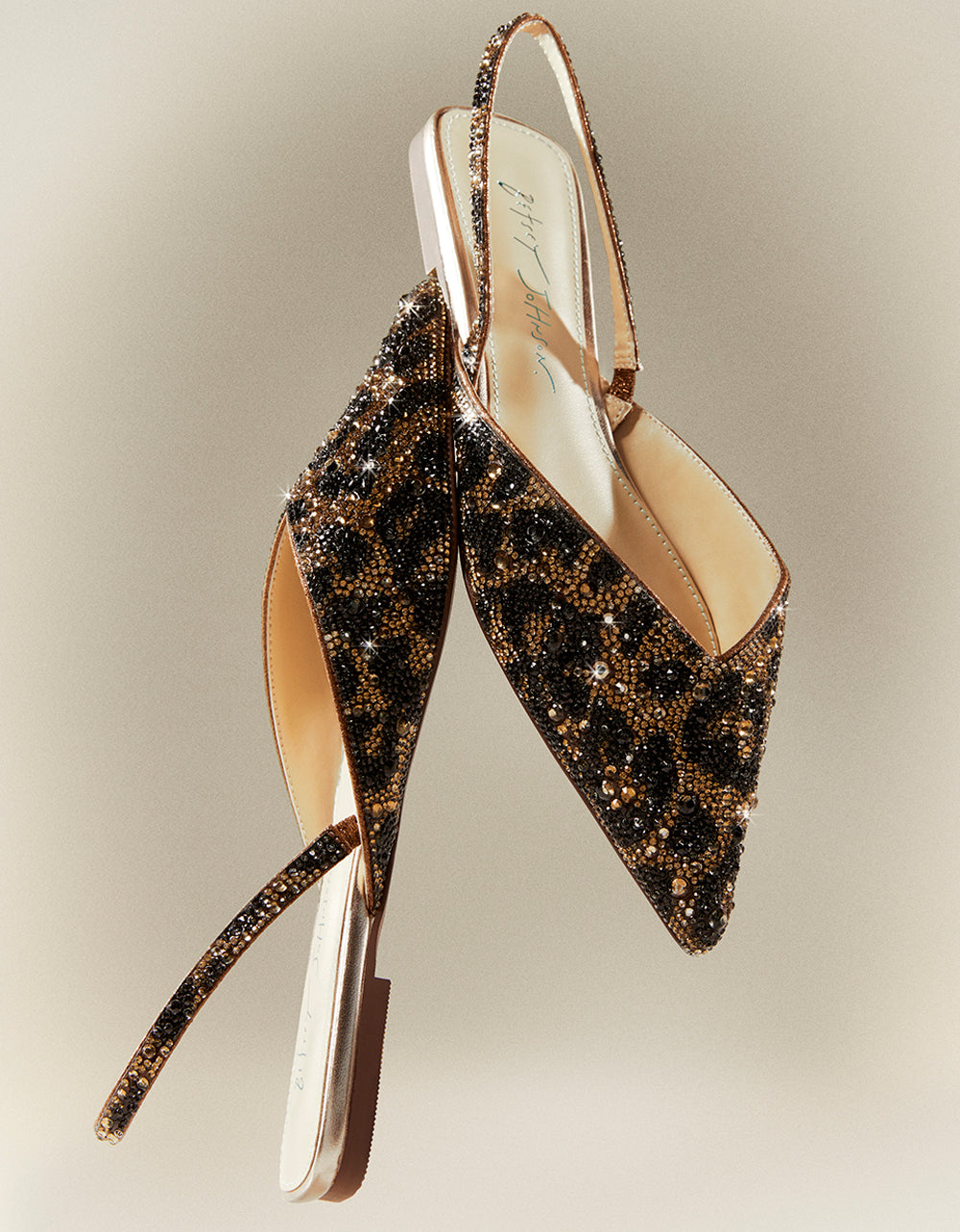 Betsey Johnson VANCE LEOPARD Slingback Flat