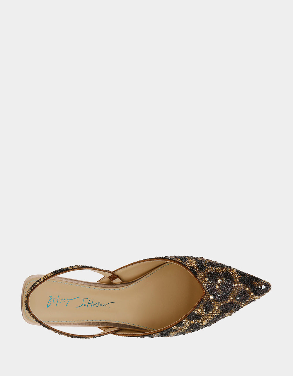 Betsey Johnson VANCE LEOPARD Slingback Flat