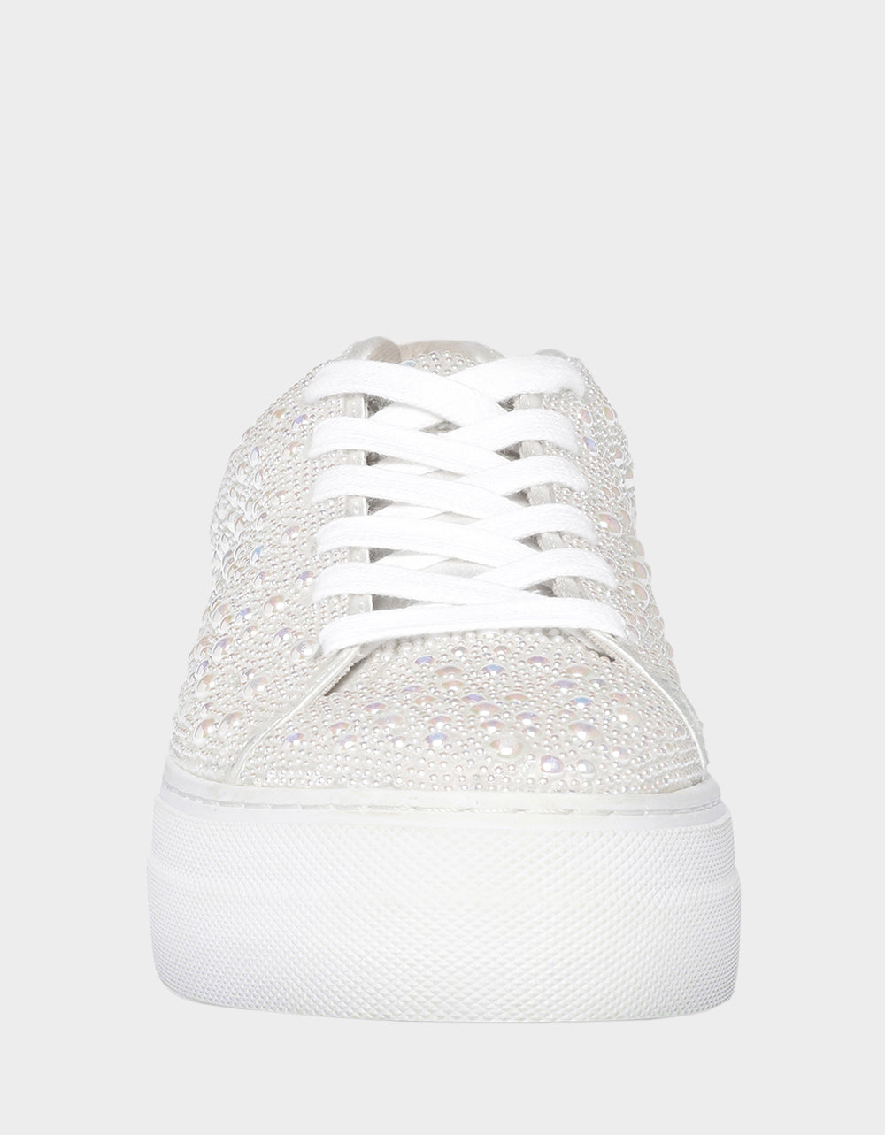 Betsey Johnson SB-SIDNY IVORY Pearl Sneaker