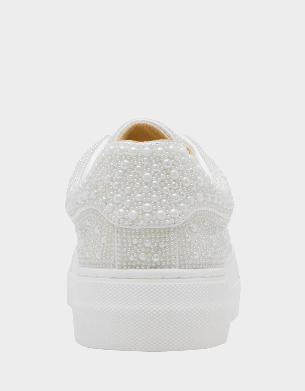 Betsey Johnson SB-SIDNY IVORY Pearl Sneaker
