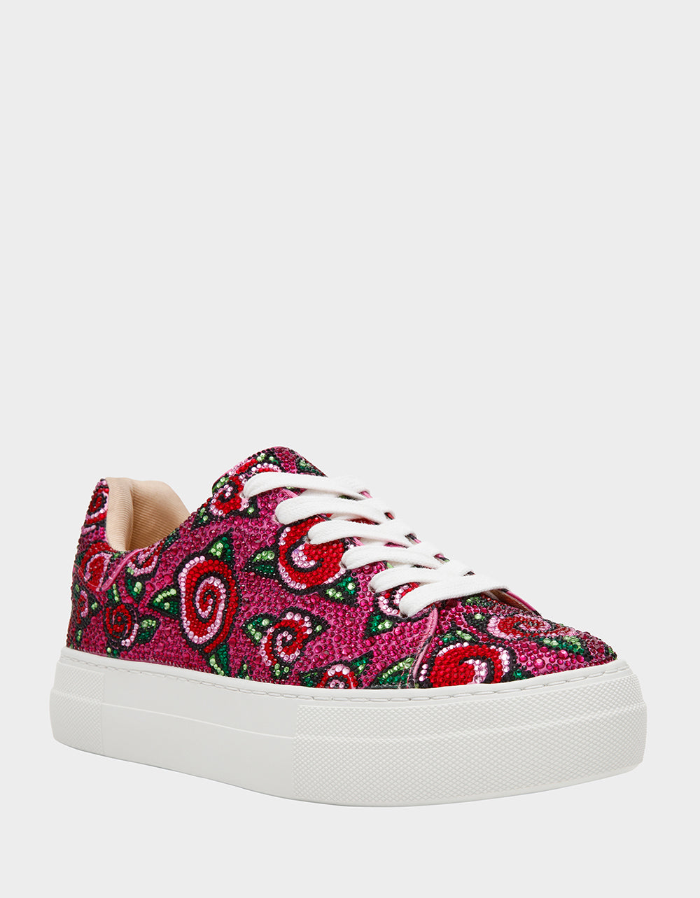 Betsey Johnson SIDNY FUCHSIA ROSE Women's Tennis Sneaker
