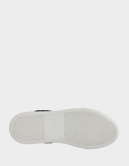 Betsey Johnson SIDNY BLACK ROSE Women's Tennis Sneaker