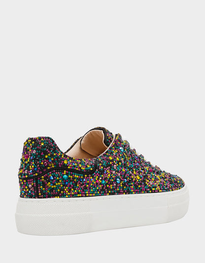 Betsey Johnson SIDNY BLACK MULTI Women's Sneaker
