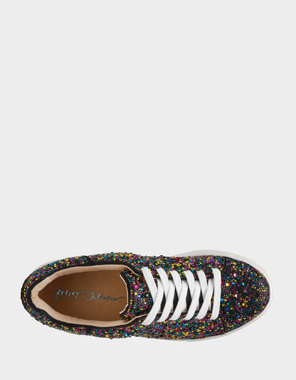 Betsey Johnson SIDNY BLACK MULTI Women's Sneaker