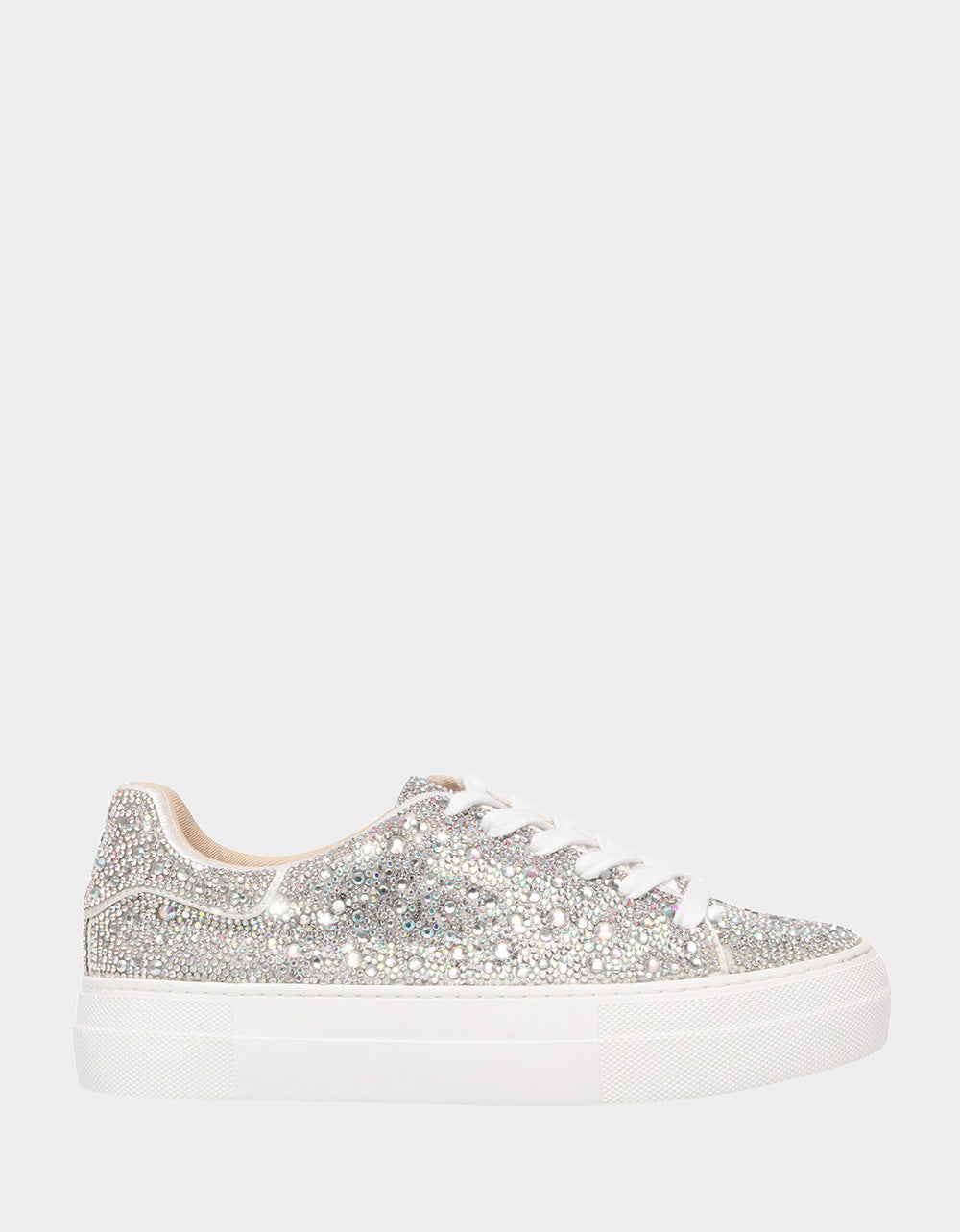 Betsey Johnson SIDNY RHINESTONES Lace Up Sneakers