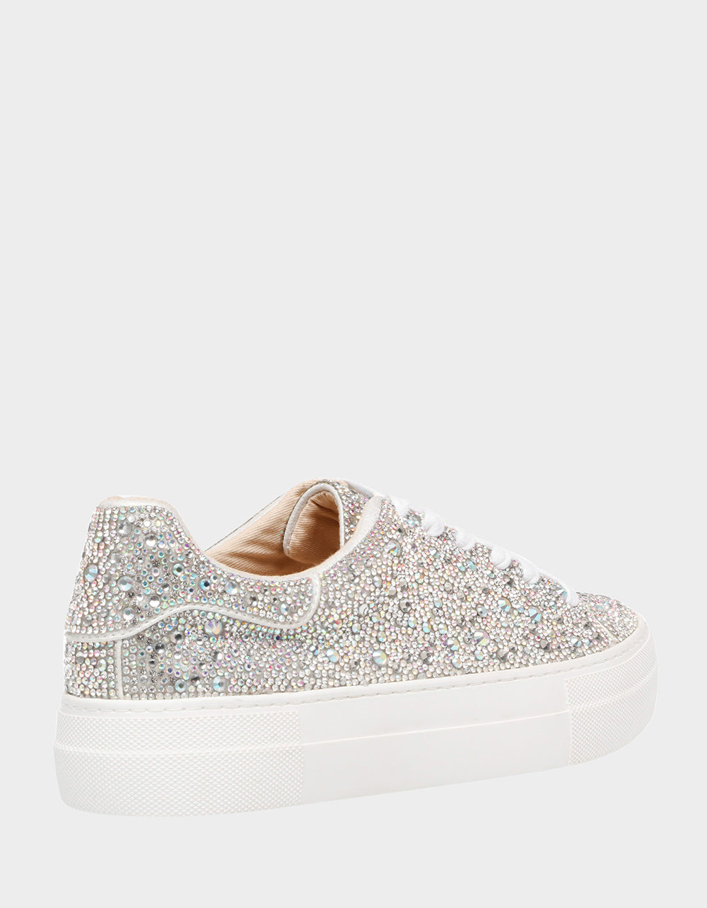 Betsey Johnson SIDNY RHINESTONES Lace Up Sneakers
