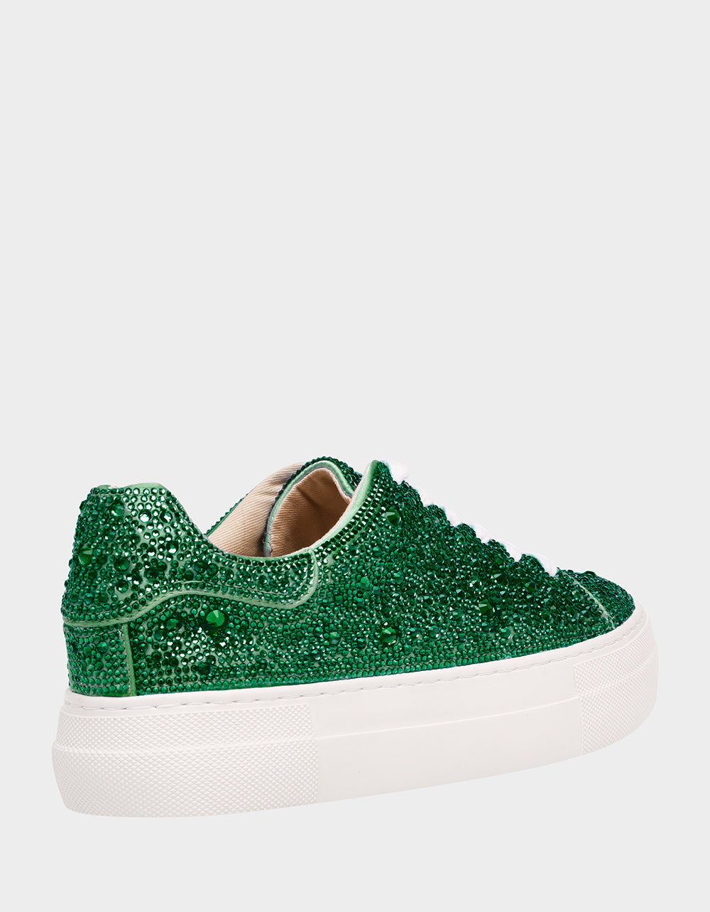 Betsey Johnson SIDNY EMERALD Rhinestone Sneaker
