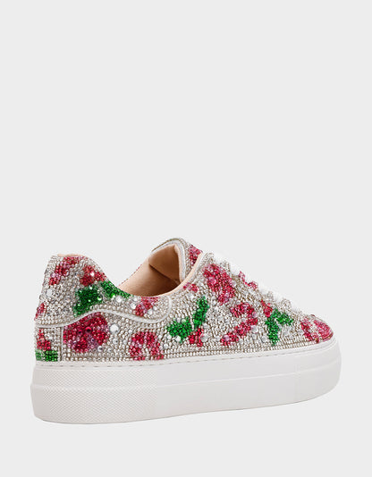 Betsey Johnson SIDNY HOLLY Women's Christmas Holly Sneaker