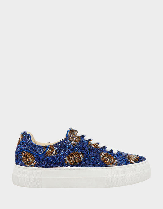 Betsey Johnson SIDNY BLUE FOOTBALL Women's Football Sneaker