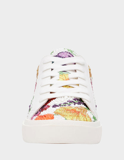 Betsey Johnson DAMON BRIGHT MULTI Women's Multicolor Floral Sneaker
