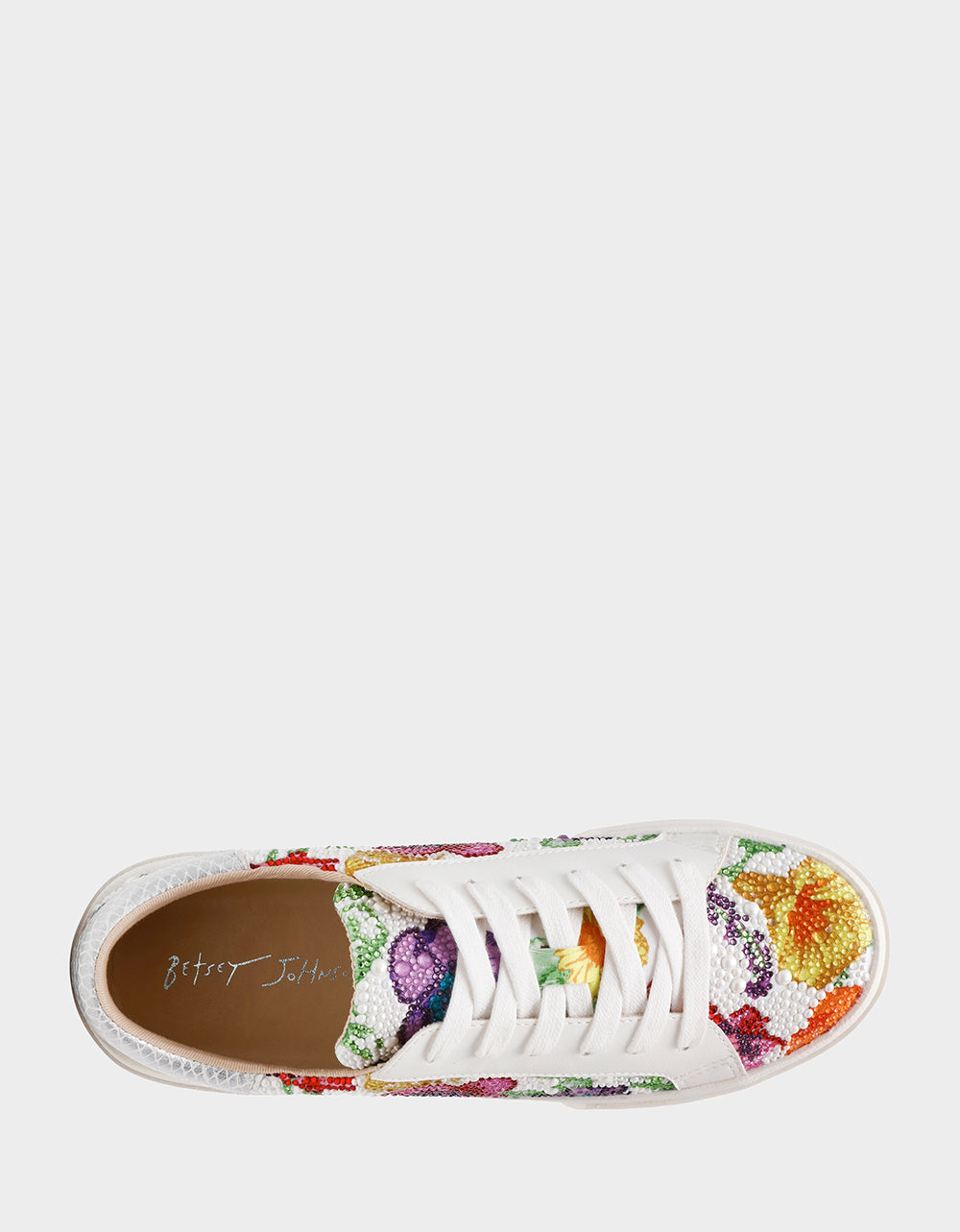 Betsey Johnson DAMON BRIGHT MULTI Women's Multicolor Floral Sneaker