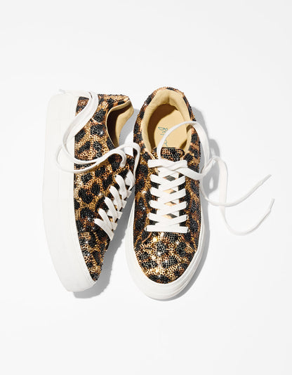 Betsey Johnson SIDNY LEOPARD Women's Leopard Sneaker