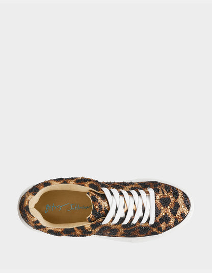 Betsey Johnson SIDNY LEOPARD Women's Leopard Sneaker