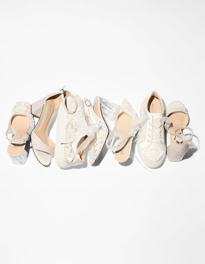 Betsey Johnson NIKKI IVORY Slingback Heels