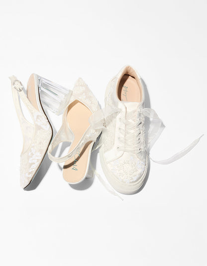 Betsey Johnson NIKKI IVORY Slingback Heels