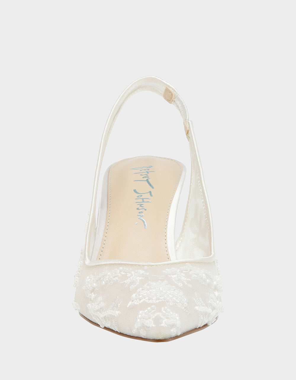 Betsey Johnson NIKKI IVORY Slingback Heels