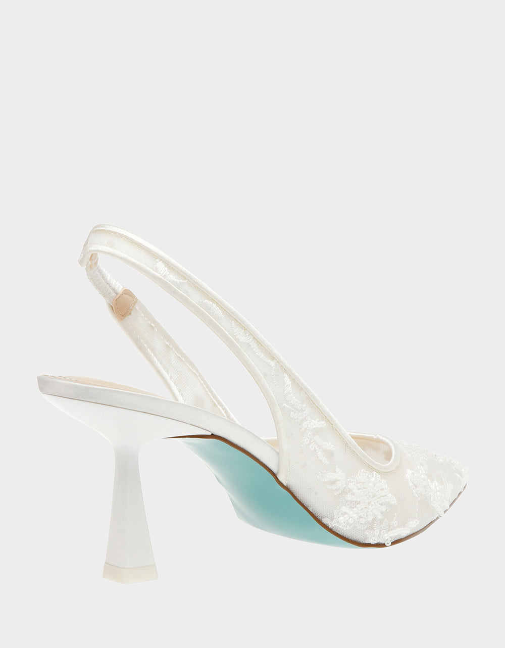 Betsey Johnson NIKKI IVORY Slingback Heels