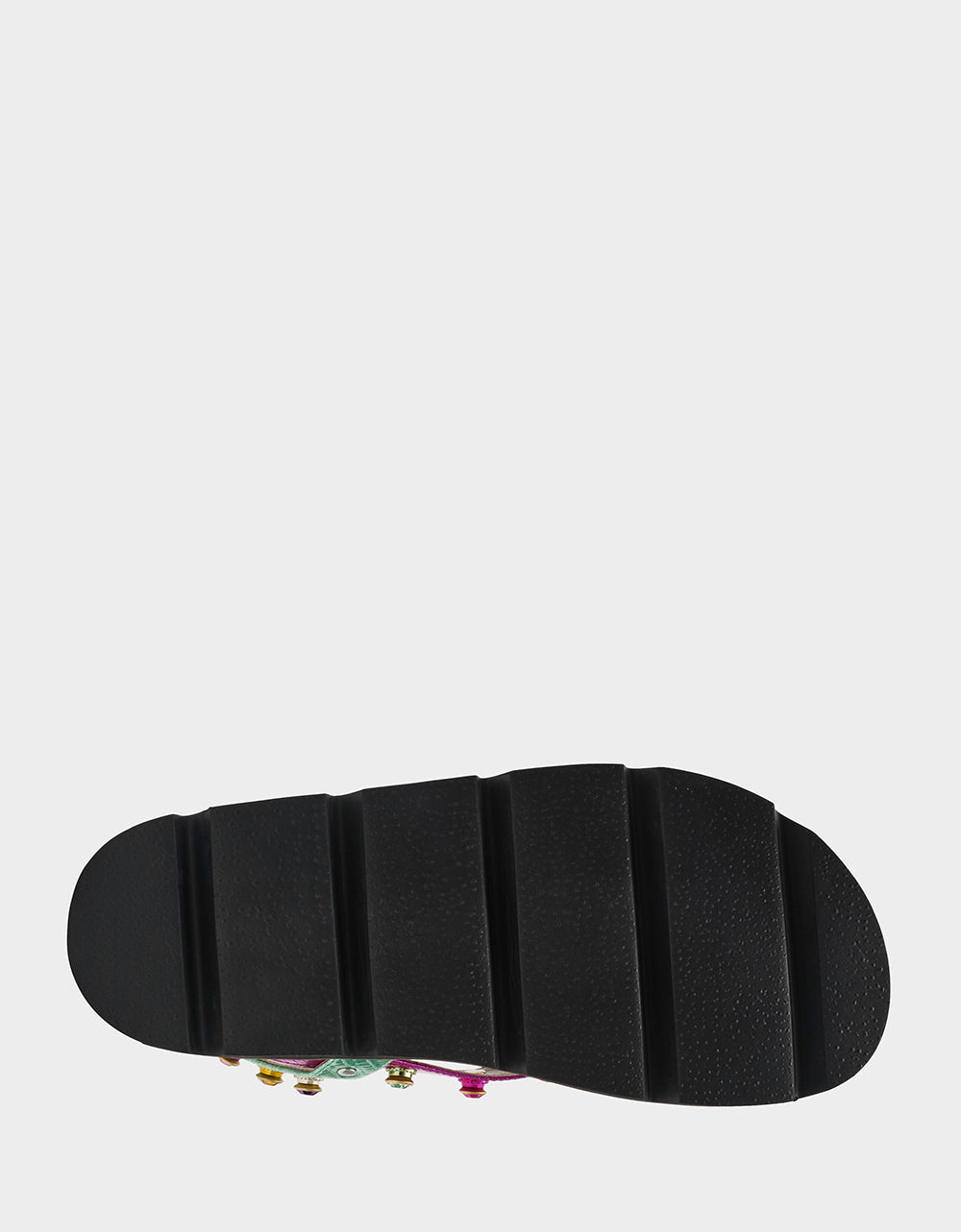 Betsey Johnson CONLEY METALLIC MULTI Strappy Flatform Sandal
