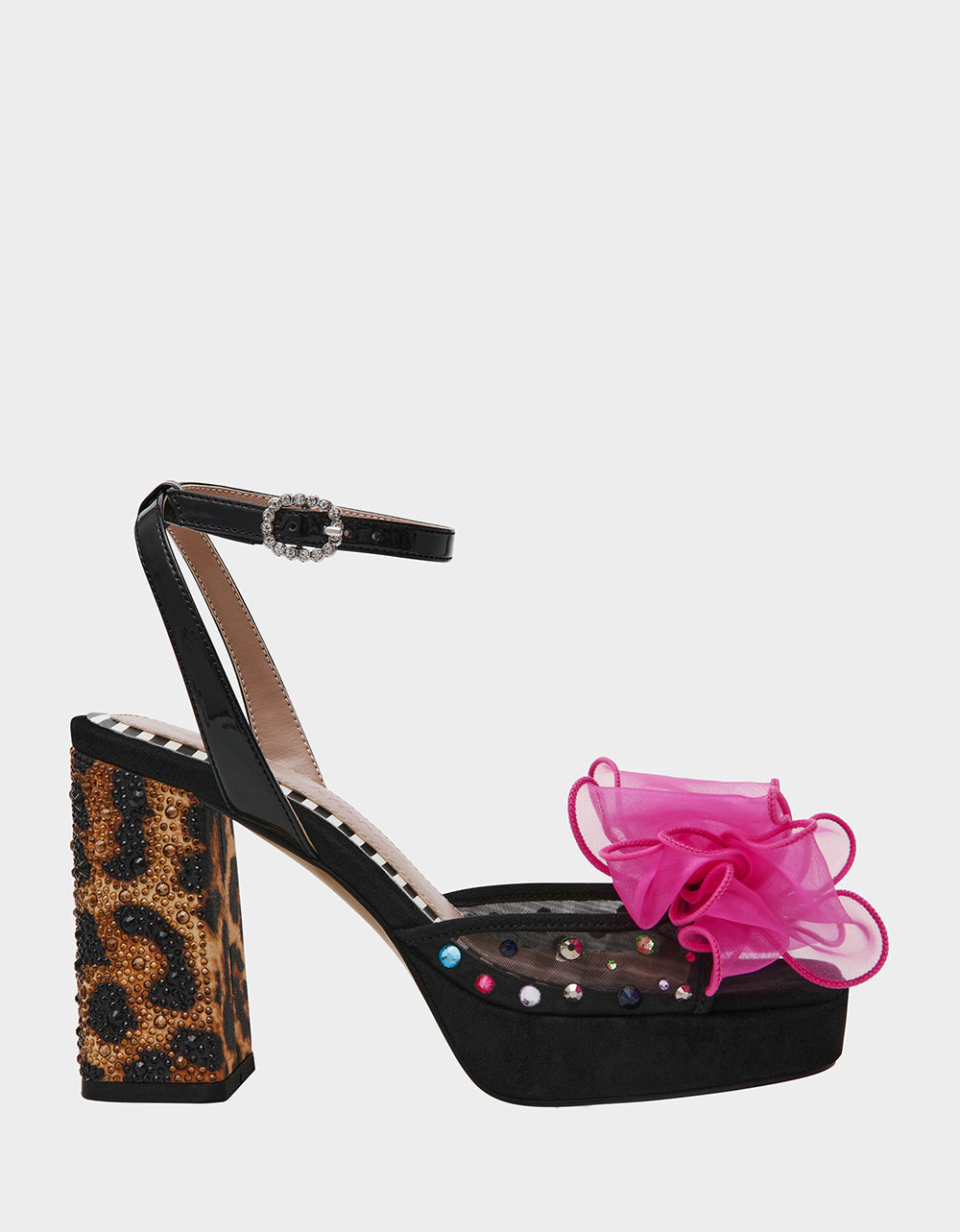 Betsey Johnson PALLOMA BLACK MULTI Women's Platform Block Heel