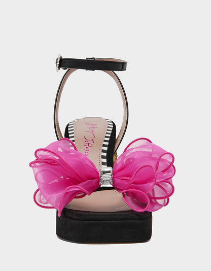 Betsey Johnson PALLOMA BLACK MULTI Women's Platform Block Heel
