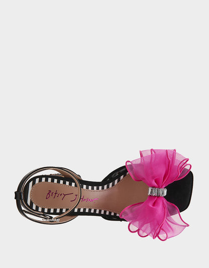 Betsey Johnson PALLOMA BLACK MULTI Women's Platform Block Heel