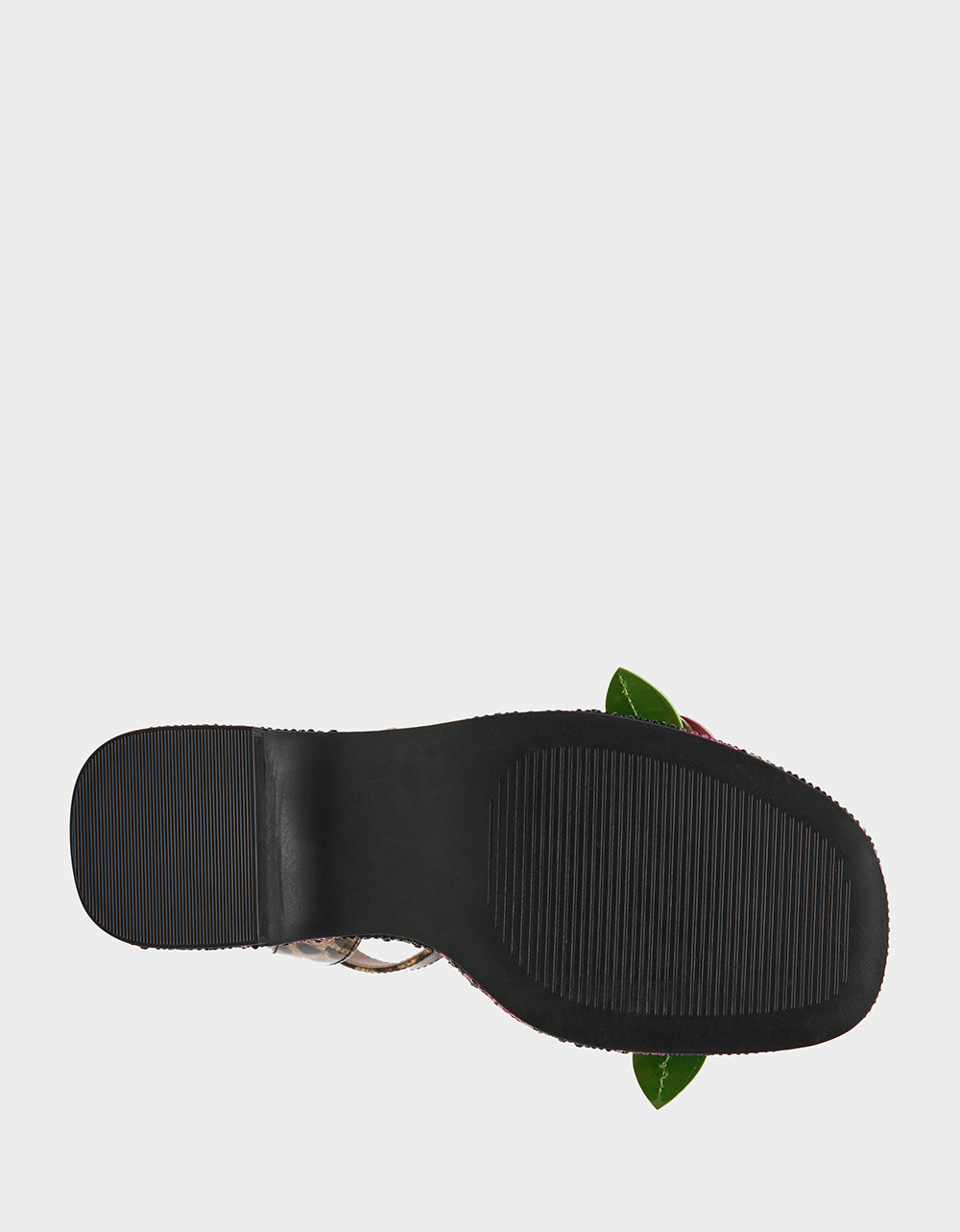 Betsey Johnson LIZZETE Black Rose Platform Flowers Embellished Women's Wedge Heel