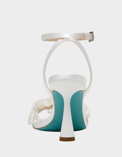 Betsey Johnson CALI IVORY Strappy Heel