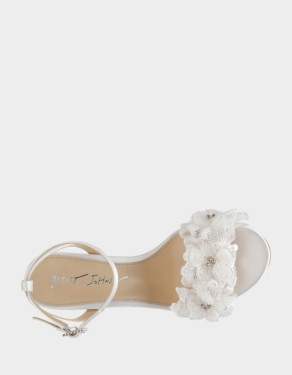 Betsey Johnson CALI IVORY Strappy Heel