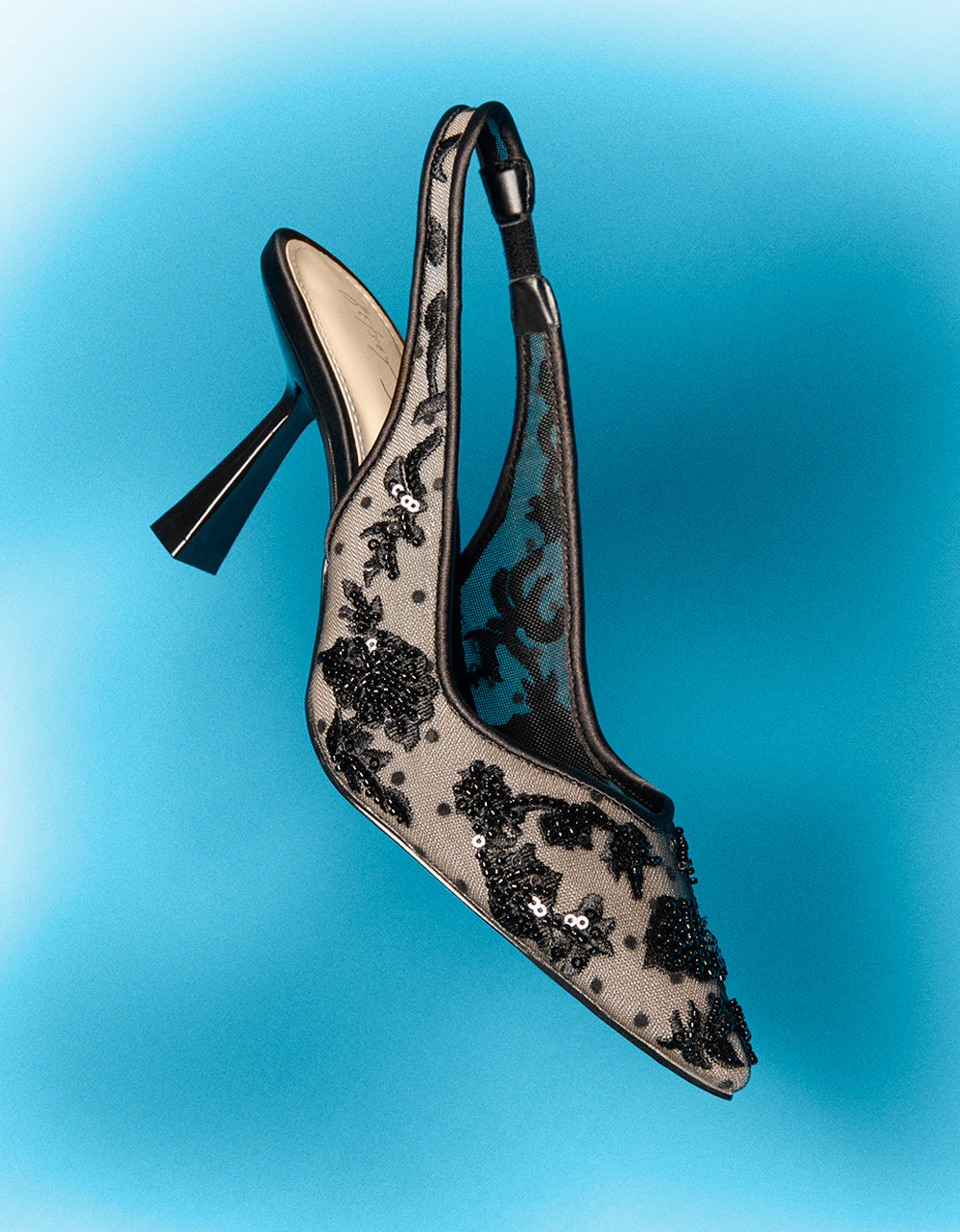 Betsey Johnson NIKKI BLACK Slingback Heels